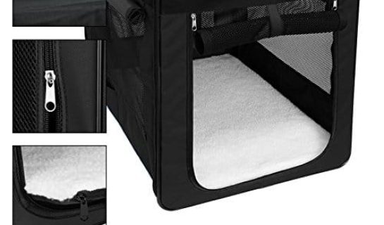 Klappbare Transportbox für Hund und Katze von ECD Germany